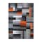 Flash Furniture Orange 5' x 7' Modern Color Blocked Area Rug ACD-RGTRZ861-57-OR-GG - alternate 3